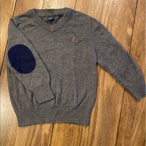 LIKE NEW GAP baby boy gray sweater 18-24 months